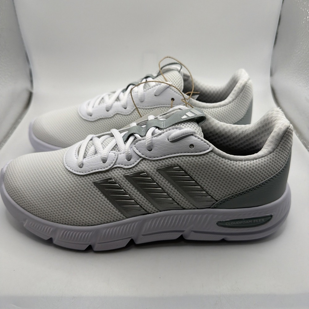 Adidas Women's Cloudfoam Flex _ laces Sneakers Shoes JS4891‎ Size 6.5. New